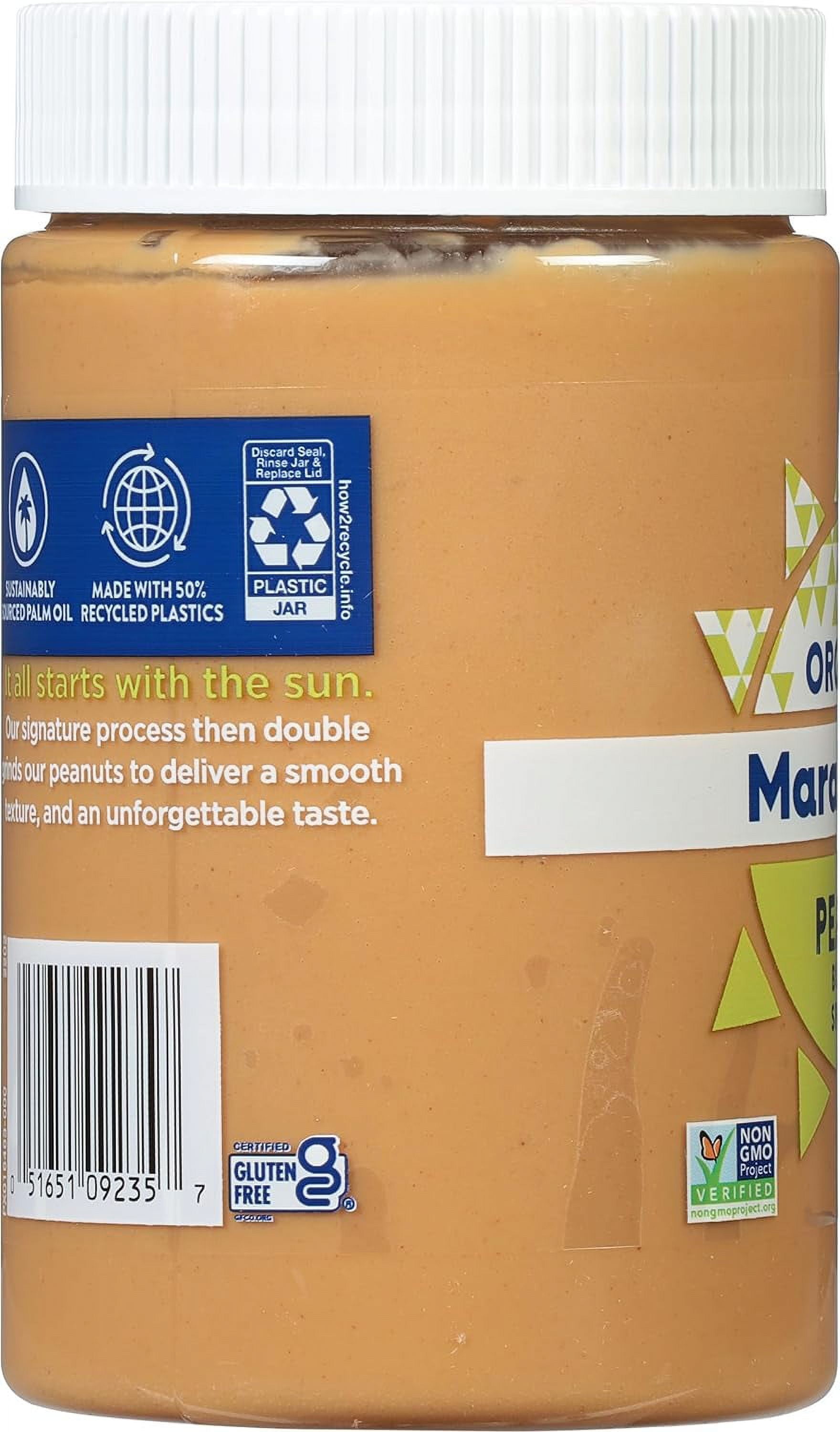 MaraNatha, Organic Peanut Butter, Crunchy, 16 oz Pack of 3