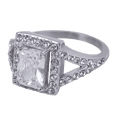 thumbnail image 3 of Anillos de Mujer de Compromiso y Promesa, LuckyLy Acero Inoxidable Baño Oro 18k o Color Plata y Zirconia Cúbica – Joyería ideal como Regalos para Mujer Cumpleaños y Regalos para Mamá plateado 7, 3 of 8