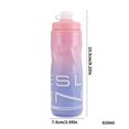 thumbnail image 3 of Leakproof Cycling Hydrations Bottle Cold Retention Oversized Opening Easy Cleaning Standard Fit Most Bike Blue pink gradient, 3 of 4