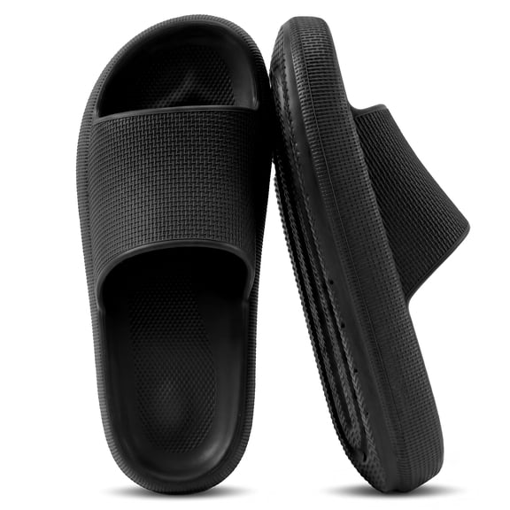 Ecetana Pillow Slippers for Women Non Slip Shower Slides Bathroom Sandals
