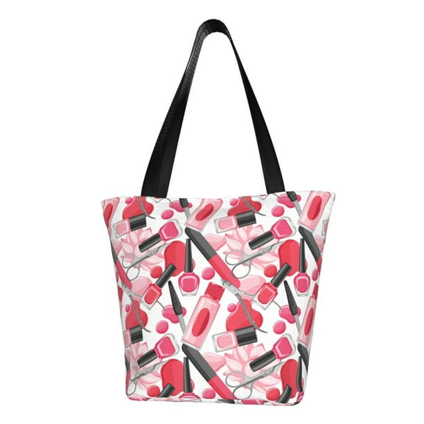 Disketp Makeup Bolsa de Hombro Casual para Mujer, Bolso Cruzado para Compras, Viajes y Uso Diario