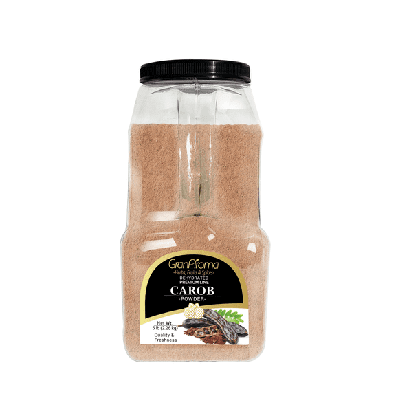 GranAroma Carob Powder, Baked Goods, Shakes & Smoothies 5 Pound
