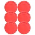 thumbnail image 1 of Pyrex 7201-PC 4 Cup Red Round Plastic Storage Lid Made in USA - 6 Pack, 1 of 2