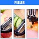 thumbnail image 4 of Ergonomic Handle Vegetable Peeler Durable Stainless Steel Utensils For Quickly And Easy Kitchen Use Color in Random, 4 of 5