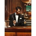 thumbnail image 2 of Benson, Pierre 15x18 White Modern Wood Framed Museum Art Print Titled - Night Out I, 2 of 4