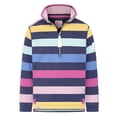 thumbnail image 1 of Lazy Jacks Boys/Girls Striped Quarter Zip Sweatshirt, 1 of 4
