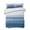 White Blue, variant on Quilts Queen Size, Black White Ombre Soft Comforter Bedding Set for Bed, Vintage Minimalism Abstract Stripes Lightweight Quilted Bedspread with Pillow Cover(2 Pieces) for All Season, 90x96 Inch