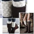 thumbnail image 4 of 4 Pairs Womens Boot Socks Winter Warm Boot Cuffs Topper Socks, 4 of 4