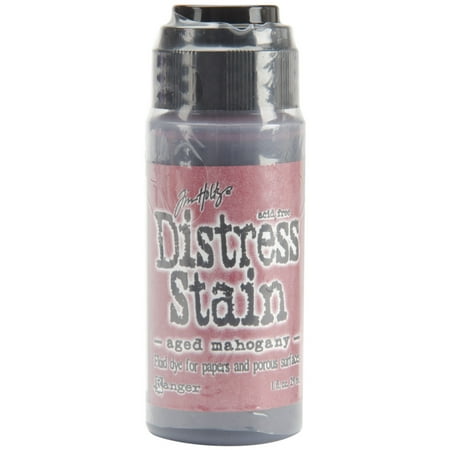 Distress Stain 1oz-Aged Mahogany, Pk 1, Tim Holtz/Ranger