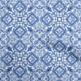 thumbnail image 1 of oneOone Polyester Spandex Medium Blue Fabric Block Sewing Material Print Fabric By The Yard 56 Inch Wide-NO, 1 of 6