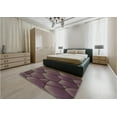 thumbnail image 4 of Ahgly Company Indoor Rectangle Patterned Puce Purple Area Rugs, 4' x 6', 4 of 6