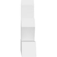 thumbnail image 3 of 60"W x 25"H x 6"D x 6"F, 10/12 Pitch, Saratoga Architectural Grade PVC Gable Bracket, 3 of 8