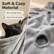 thumbnail image 5 of Funda tipo arnés para gato, bolsa de peluche para dormir, terciopelo, 5 of 6