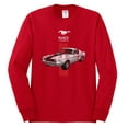 thumbnail image 2 of Wild Bobby, Ford Mustang 50 Years, Cars and Trucks, Men Long Sleeve Shirt, Red, Large, 2 of 4