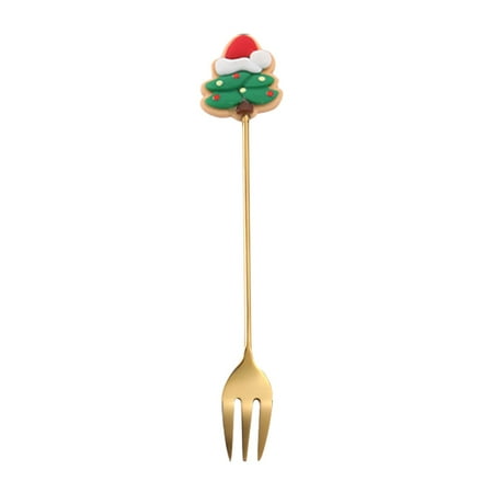

HMPEAIIY Christmas Wreath Stainless Steel Tableware Fork Service Type Tableware Eating Utensils Spoon Gold Senior Fashion Dining Table with Storage Set for 4 Small Dining Table Set for 4 round Table