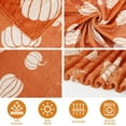 thumbnail image 3 of Soft Cozy Autumn Pumpkin Throw Blanket for Couch & Sofa, Fall Thanksgiving Themed Home Decor Gift for Women and Men, 50x60 Inches, 3 of 6