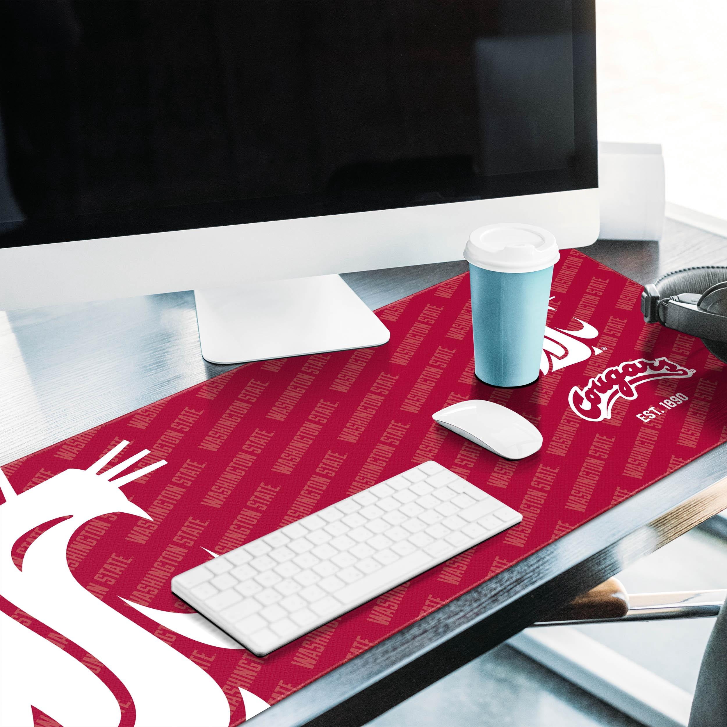 YouTheFan NCAA Washington State Cougars Logo Series Desk Pad SMU