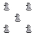 thumbnail image 2 of Baohd Gracieuse Résine Fille Ange Figurine Statue Décoratif Bureau Accent Écriture Pensée 5Set, 2 of 6