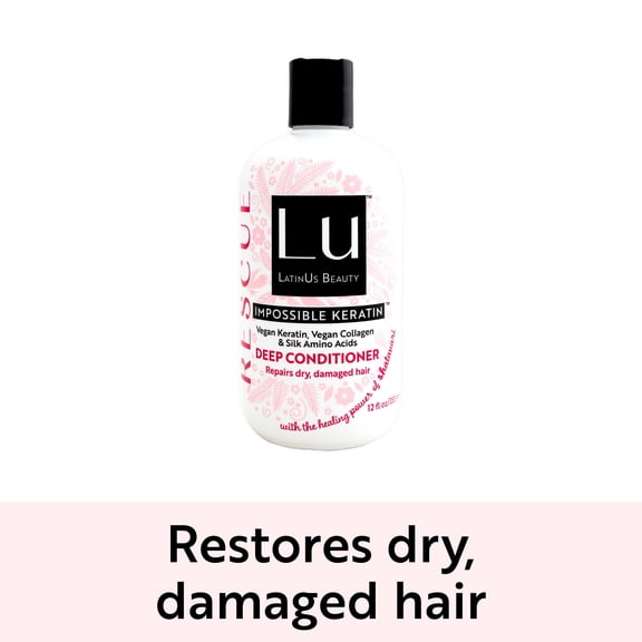 Lu by LatinUs Beauty Rescue Conditioner, Deep Repair, 12 fl oz