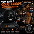 thumbnail image 6 of 2026 NEW Ghost Face Headrest Covers for Cars, 2/4PCS Scary & Funny Cartoon Car Headrest Covers, Spooky Auto Head Rest Protector with Ghost Face Mask Design(a-4pcs), 6 of 8