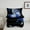 Black Blue Leopard, variant on Feelyou Rustic White Wolf Queen Comforter Set, Romantic Blue Flower Bedding Sets, Happy Valentines Day Reversible Bedding Comforter Set, Ultra Soft Bedroom Decor, 3 Pieces