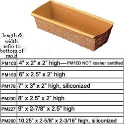 

Novacart Paper Loaf Mold - PM100 Case of 720