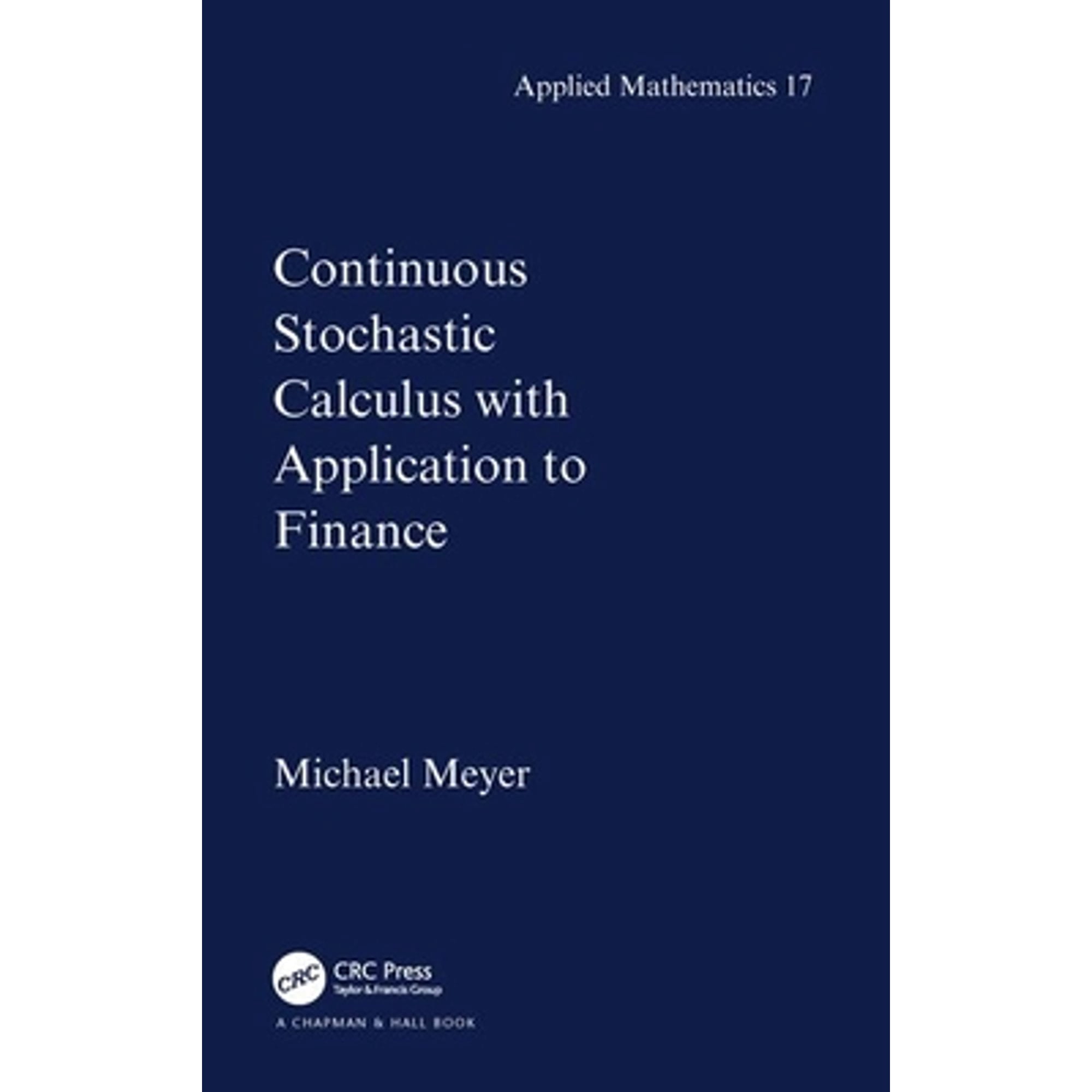 Pre-Owned Applied Mathematics Continuous Stochastic Calculus with ...