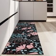 thumbnail image 4 of Pioneer Flower Floral Print Pattern Kitchen Rug Mat,Kitchen Runner Rugs Non Skid Washable,Decorative Kitchen Floor Mats for Kitchen,Sink,Laundry,17"X47", 4 of 5