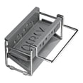 thumbnail image 2 of Iumwxz Stainless Steel Sink Rack Kitchen Organizer Multi Layer Countertop Basket Storage Durable Dual Layer Draining for Cloth Utensil 1pc Gray, 2 of 6