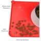 thumbnail image 3 of Bowl Pad Dog and Cat, Impermeable y Antideslizante Silicona Food Bowl Pad para Food Bowls, Water Bowl, Food Mat 47x30cm 53x37cm Rojo Sailing Electrónica, 3 of 6