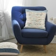 thumbnail image 2 of Ox Bay Luma 20" x 20" Blue/Multicolor Striped Cotton Adult Decorative Throw Pillow, 2 of 14