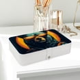 thumbnail image 6 of Bear PU Leather Jewelry Organizer Box Necklace Holder with Removable Compartment - Portable, 6 of 6