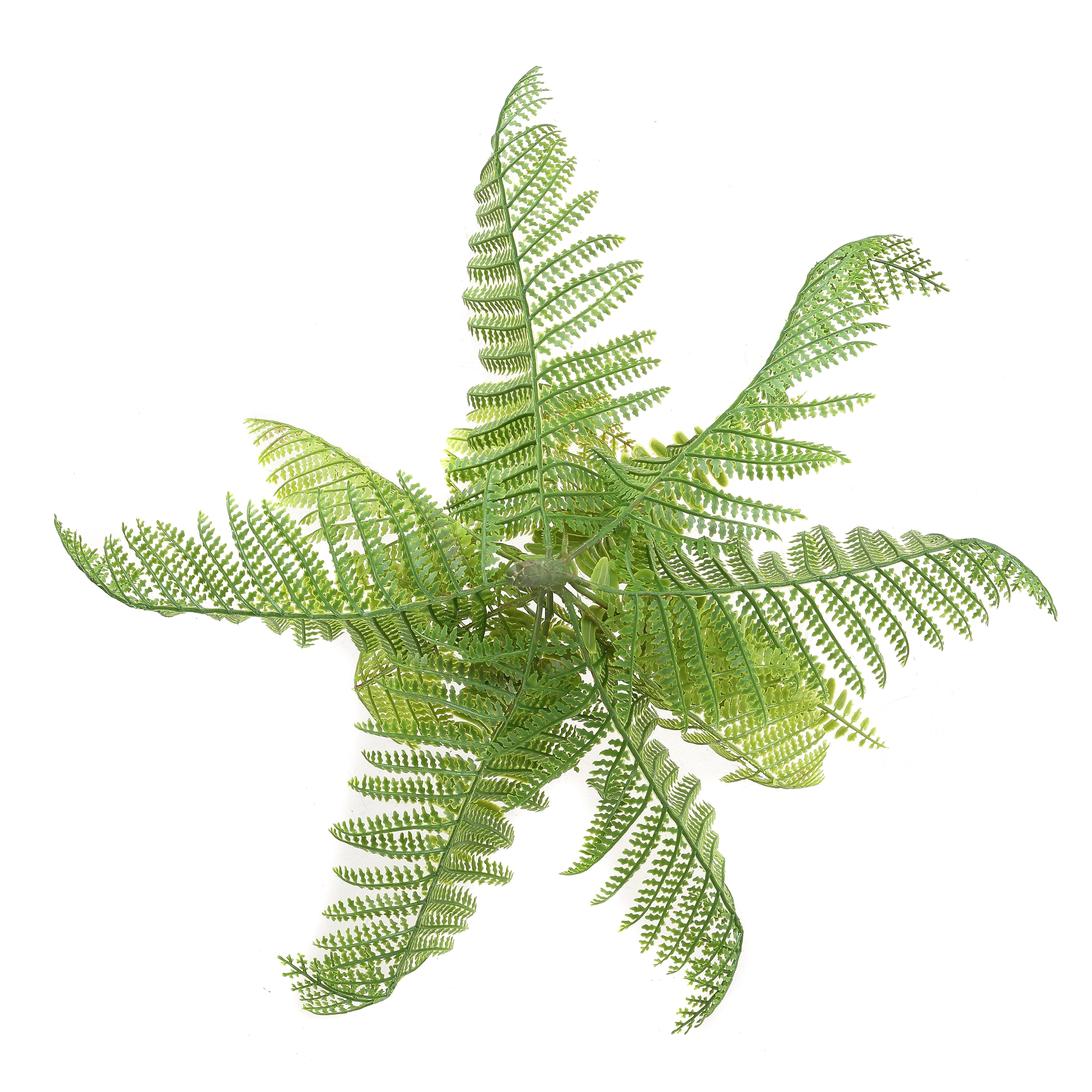 (1 pack) Mainstays 10" Artificial Plastic Green Alpine Wood Fern Plant Pick