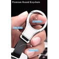 thumbnail image 4 of 2 3 4 5 Buttons Key Fob Cover Fit for Buick Regal 2018 2019 Lacrosse Encore Envision Enclave GL8 Keyless Smart Key Protector Shell with Keyring, 4 of 8