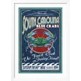 thumbnail image 2 of Art.com Pawleys Island, South Carolina - Blue Crabs Art Print by Lantern Press, White Frame Wall Art, 32" x 44", 2 of 5