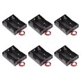 thumbnail image 1 of Unique Bargains Battery Case Storage Box 3 Slots x 3.7V 2-Wire Lead for 3 x 18650 Battery 6Pcs, 1 of 6