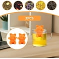 thumbnail image 3 of 2 Pcs Infuseur de Thé Mignon pour Chat, Filtre à Thé en Silicone Amusant, Diffuseur de Thé à Feuilles Mobiles, Figurine d'Animal pour Maison Cuisine Bureau, 3 of 8