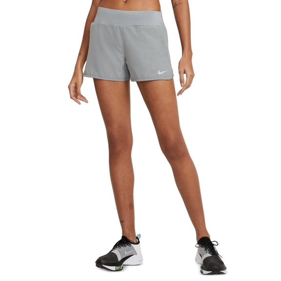 Nike Women's Dri Fit Running Shorts, (Particle Gray), Medium