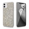 thumbnail image 1 of iPhone 11 Case, Cellularvilla Luxury Bling Glitter Crystal Brilliant Diamond Back Hard PC Studded Soft TPU Bumper Shockproof Case Cover for Apple iPhone 11 (2019), 1 of 3