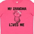 thumbnail image 4 of Inktastic My Grandma Loves Me Girls Kitty Youth T-Shirt, 4 of 5