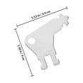 thumbnail image 2 of unbranded 5Ud Llave Para De De Toalla Papel Con Ergonómico Plata, 2 of 8