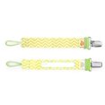 thumbnail image 4 of Ulubulu Yellow Chevron Universal Pacifier Clip, Single Pack, 4 of 7
