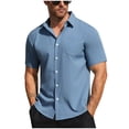 thumbnail image 1 of pstuiky camisetas para hombre, Camiseta deportiva informal de seda helada, transpirable, de manga corta y cuello redondo, de color liso para hombre camisetas de hombre m, 1 of 7