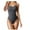 Gray-12, variant on REALiKUN Women's One Piece Bodysuits Sexy Summer Ribbed Sleeveless Adjustable Spaghetti Strips Tops Leotard