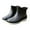 Black, variant on Men's Women's Decks Boots Ankle Rain Boot Water Proof Rubber Garden Shoes Non Slip Rainy Day Walking Short Booties White Size 8