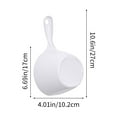 thumbnail image 3 of Vacemry Under $5 Long Handle Water Dipper, Thickened Plastic Kitchen Water Scoop, Multipurpose Bathing Water Container, Household Utility Ladle for Liquid, 3 of 6