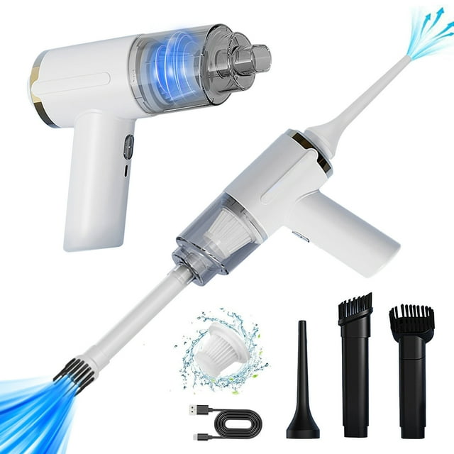 Oefntac Savings Hand Vacuum Handheld Car Vacuum Cleaner Powerful Suction Small Car Vacuum Cleaner Mini Dusts Buster with USB Portable Vacuum Cleaner