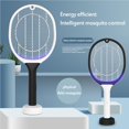 thumbnail image 3 of ruzhgo 2 in 1 Electric Swatter Indoor Outdoor Insects Racket USB Rechargeable Fly Swatter, 3 of 6
