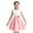 White&Pink, variant on YONGHS Flower Girls Pleated Chiffon 3D Petal Bridesmaid Dress for Wedding Pageant Party Ball Gown White&Turquoise 8