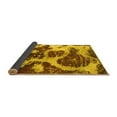 thumbnail image 2 of Ahgly Company Indoor Rectangle Abstract Yellow Modern Area Rugs, 3' x 5', 2 of 4